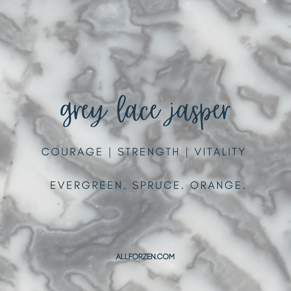 GREY LACE JASPER